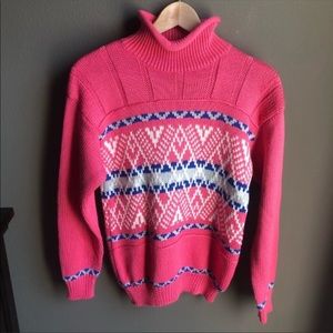 Vintage Ski Sweater - 80’s Ossi brand / wool blend